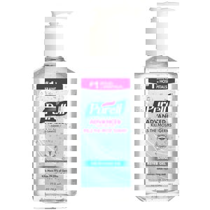 Advanced Hand Sanitizer Refreshing Gel, 12 oz Pump Bottle, Clean Scent, 12/Carton